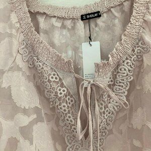 SHEER DRESSY SHIRT